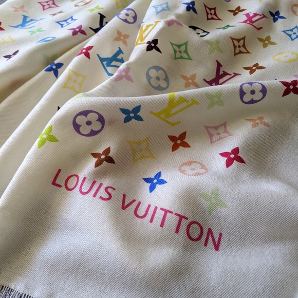 Louis Vuitton Multi Color Shawl - NEW - Picture 7 of 13